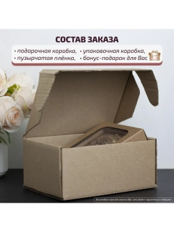 Святой Трифон икона деревянная резная, ясень, 19.5х14.5 см