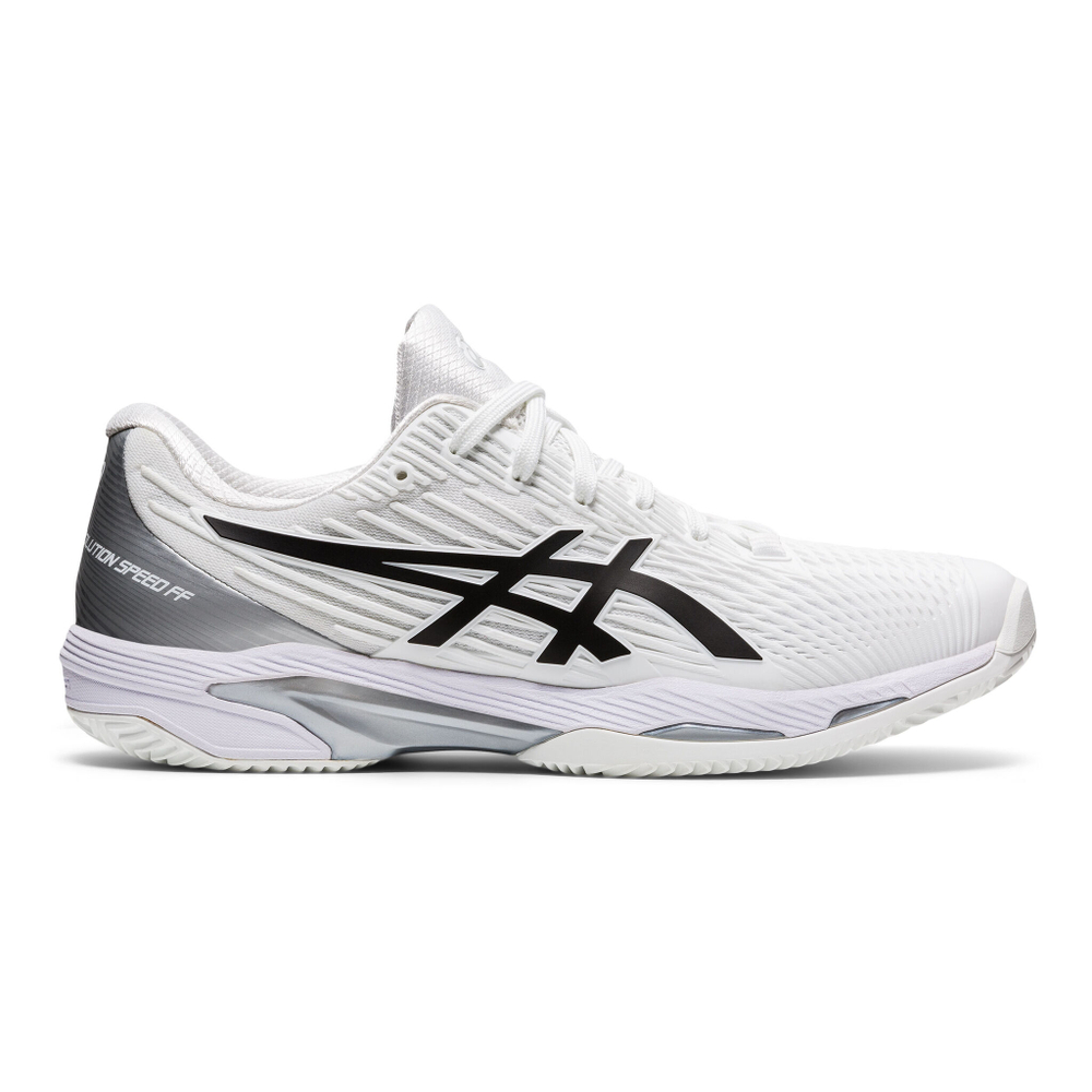 Мужские теннисные кроссовки ASICS Solution Speed FF 2 CLAY Clay Court Shoe Men - White, Black