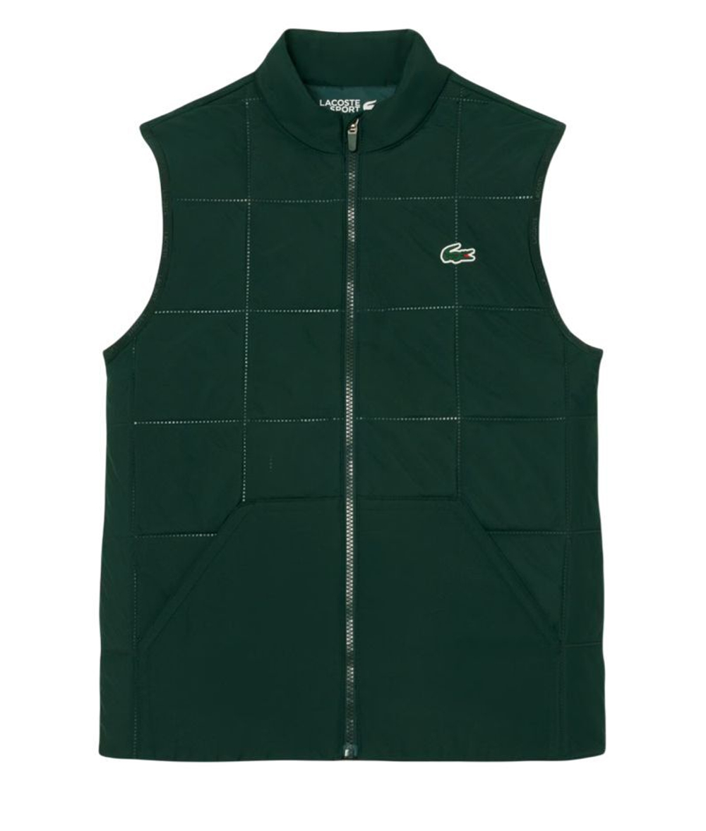 Женская теннисная жилетка Lacoste Water-Repellent UV Protect Sport - green