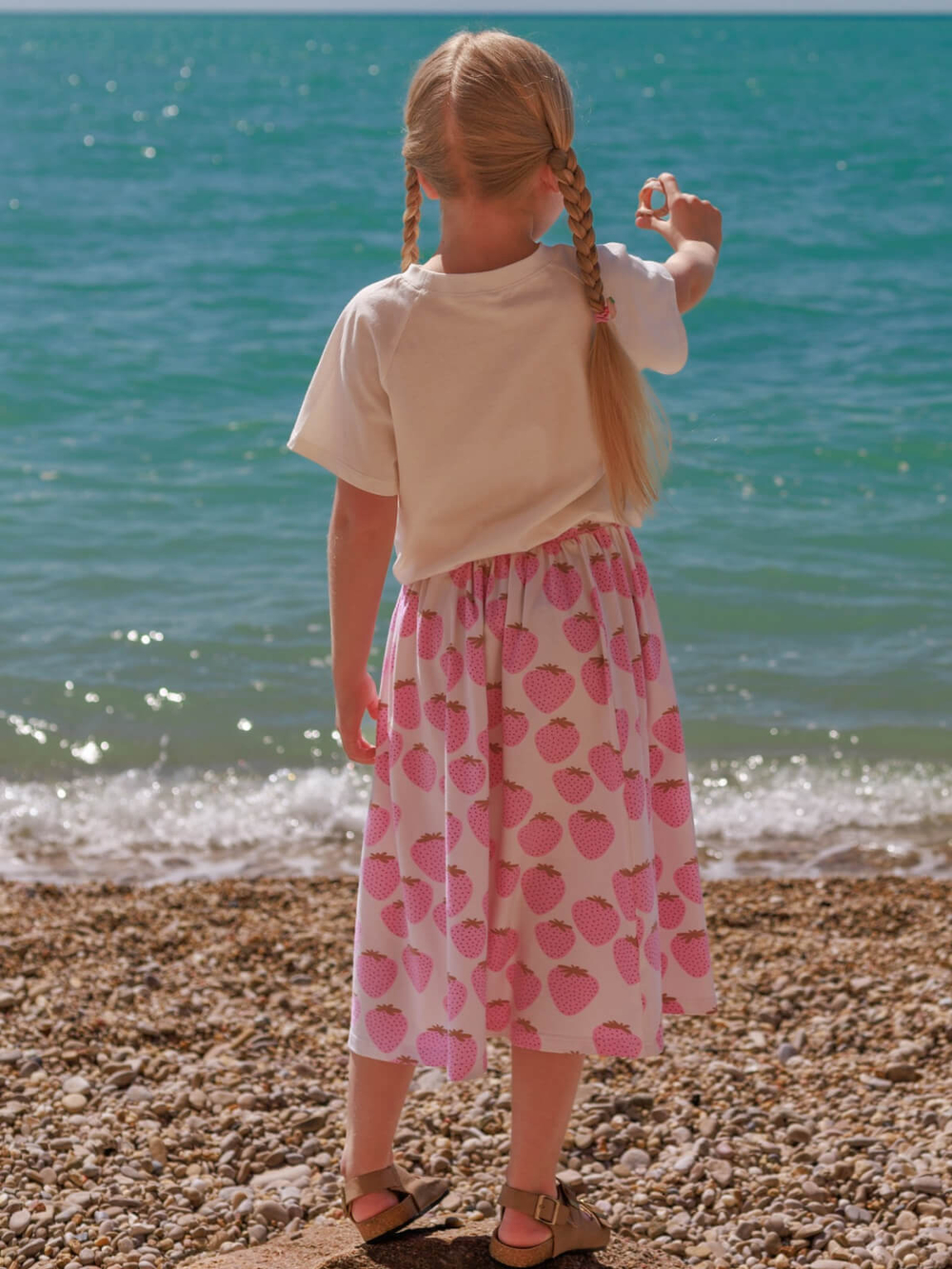 Юбка удлинённая Mjölk Strawberry