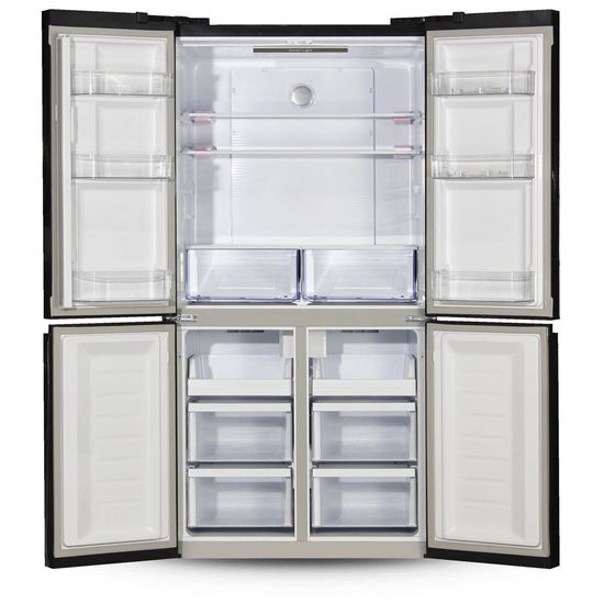 Холодильник Ginzzu NFK-575 Black glass