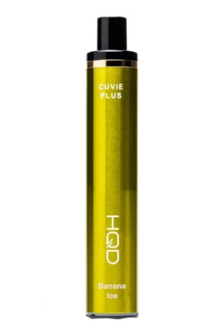 Одноразовый Pod HQD Cuvie Plus - Banana Ice (1200 затяжек)