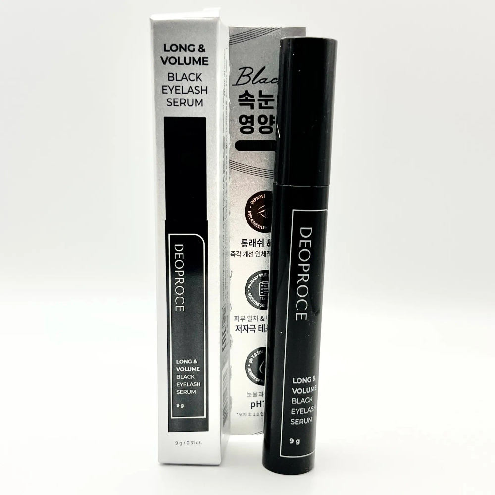 Deoproce Сыворотка для ресниц - LONG AND VOLUME BLACK EYELASH SERUM, 5мл.
