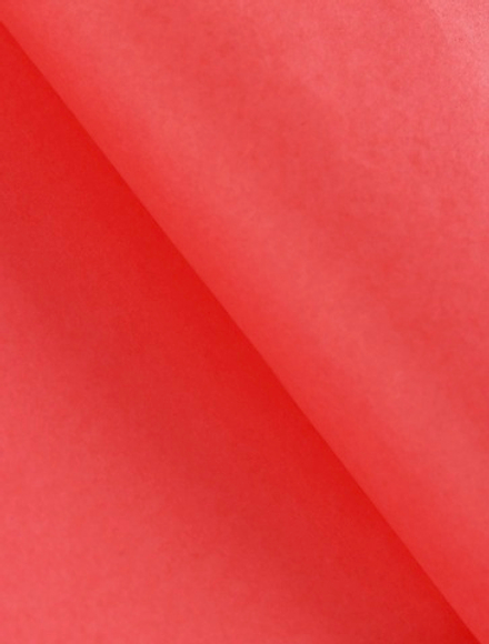 Бумага упаковочная тишью, светло-красная, 50 х 66 см    9618324