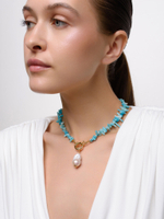 Колье Sea Coral Pearl Gold