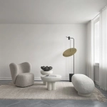 Стол 101 Сopenhagen Crown Table, Tall - Bone White