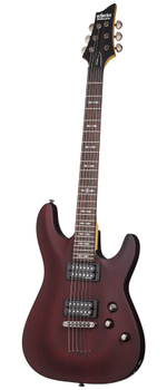 Schecter OMEN-6 2012 WALNUT SATIN