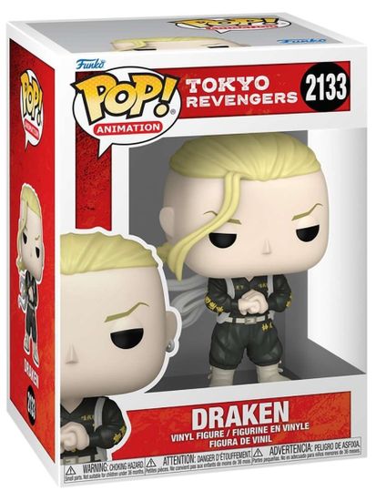 Фигурка Funko POP! Animation Tokyo Revengers Draken (2133) 86758 / Фигурка Фанко ПОП! по мотивам аниме "Токийские мстители", Дракен