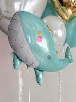 Воздушные шары на выписку для мальчика №8930