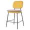Стул полубарный pea, велюр, желтый/бежевый