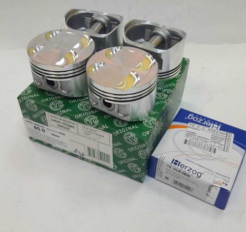 Поршни СТК с кольцами Herzog +0.50 K4M 1.6 16кл