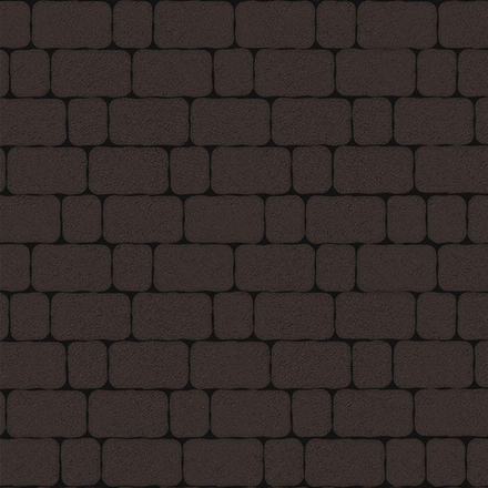 Тротуарная плитка Арена - Стандарт Коричневый, комплект из 2 видов плит