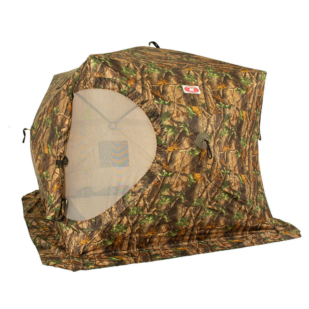 Палатка Куб-4 Зима-Лето Утепленная Медведь 3-хслойная 215х215