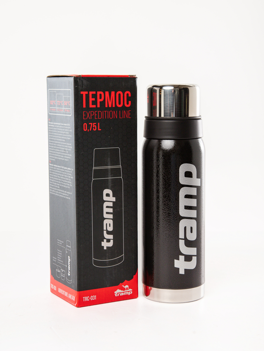 Термос 0,75 л TRC-031 TRAMP(черный)