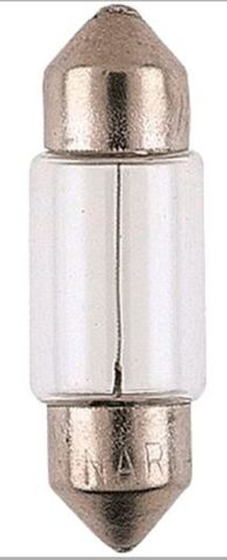 Автолампа C 24- 5W  31мм салон,номерной знак (софитка) Narva (17104)