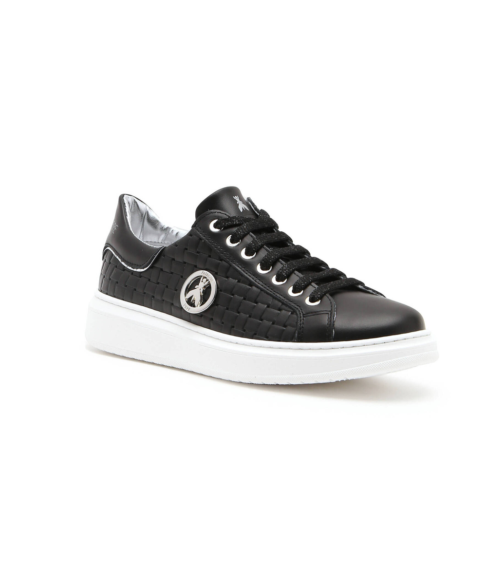 Кожаные кроссовки Patrizia Pepe - черный(PPJ103)