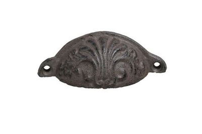 Ручка "Ракушка" 9x3x3см, набор 6шт. Металл