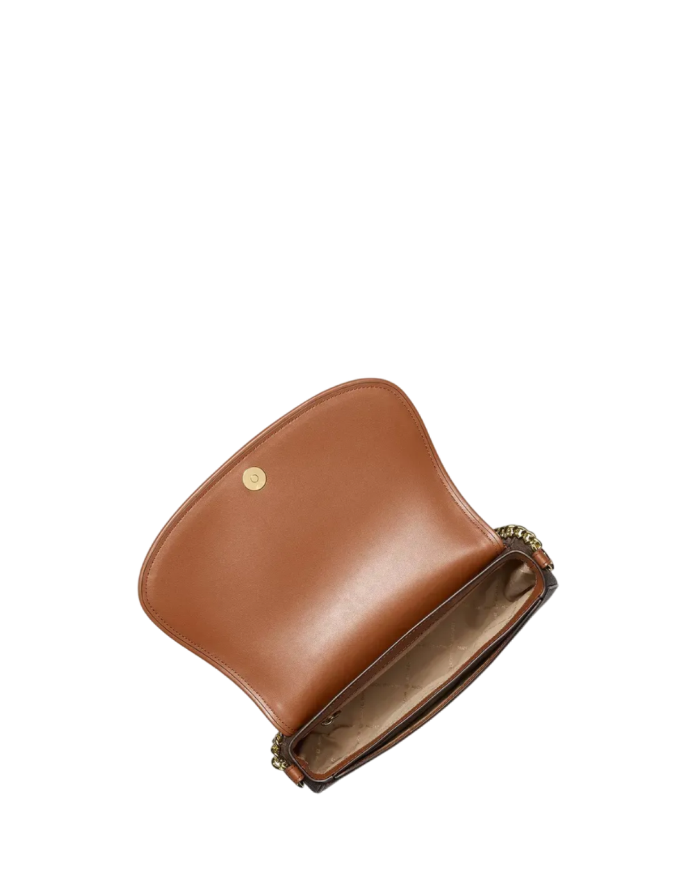 Сумка Michael Kors Mila Medium Signature Logo | Коричневый с песочным