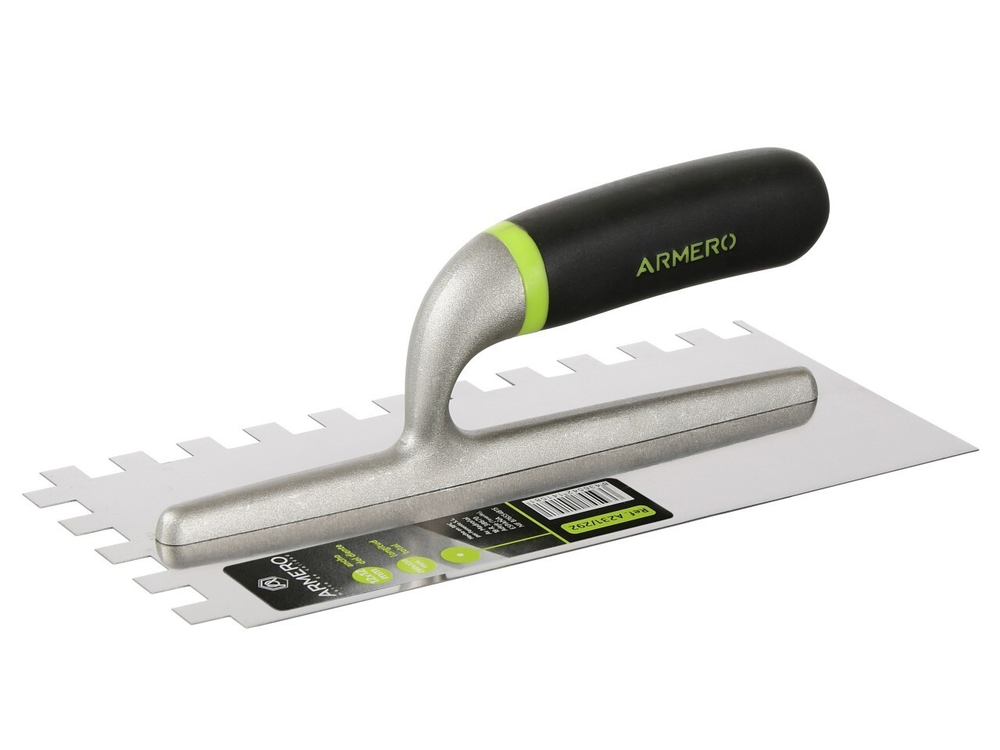 Гладилка Armero A231/292, 280х130 мм, зуб 12х12 мм