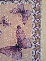 Набор декоративных гобеленовых салфеток Лаванда микс 19х19 (4 шт.)