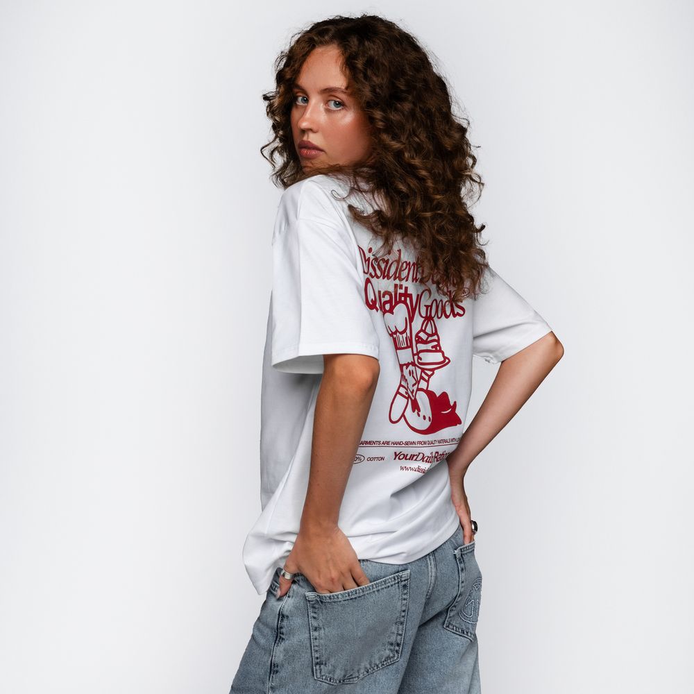 Футболка Dissident QG Chef белая