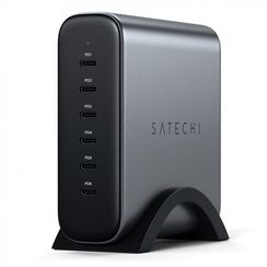 Зарядное устройство Satechi 200W USB-C 6-Port PD GaN (ST-C200GM-EU) серый космос
