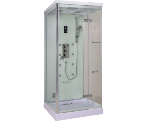 Душевая кабина WeltWasser (ВельтВассер) Maine 90/90 R, с низким поддоном, с электрикой и ГМ, 90x90x220