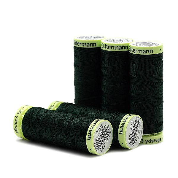 Нитки отделочные Gutermann Top Stitch 30 (30 метров), 5 кат. | 472 т.бутылочный