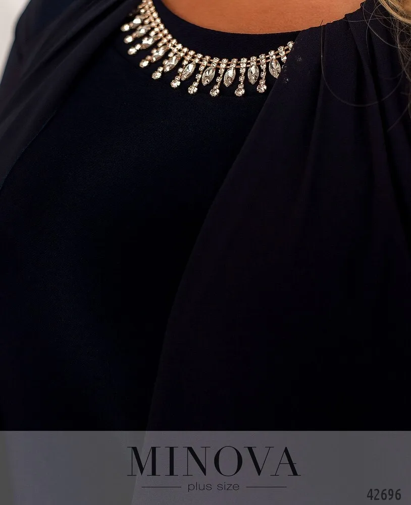 Платье 15-02-синий Minova