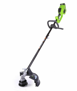 Триммер струнный аккумуляторный GREENWORKS GD40BC, 40В,35см, б/щ, с ножом, с 1АКБ 4Ач и ЗУ  (1301507UB)