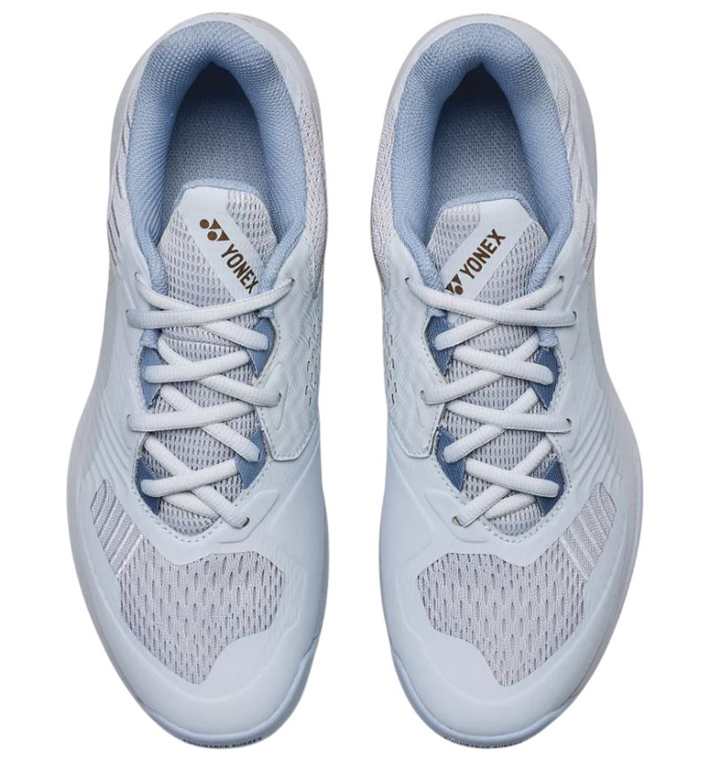 Мужские кроссовки теннисные Yonex Power Cushion Sonicage Clay - pale blue