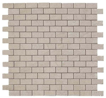 Мозаика Керамогранит Marvel Stone Clauzetto White Mosaico Burattato