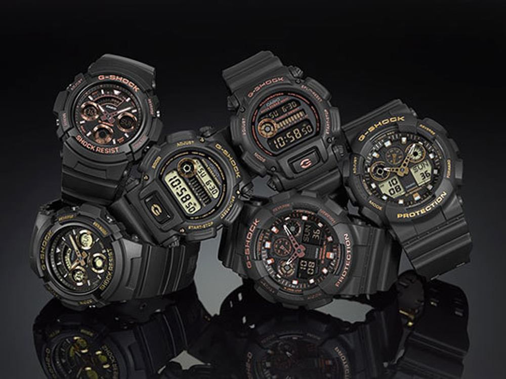 Японские наручные часы Casio G-SHOCK GA-100GBX-1A9