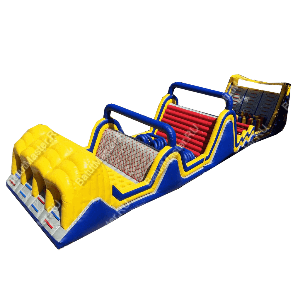 Коммерческая надувная полоса препятствий "Зона экстрима" 20,5*5*4,5 м