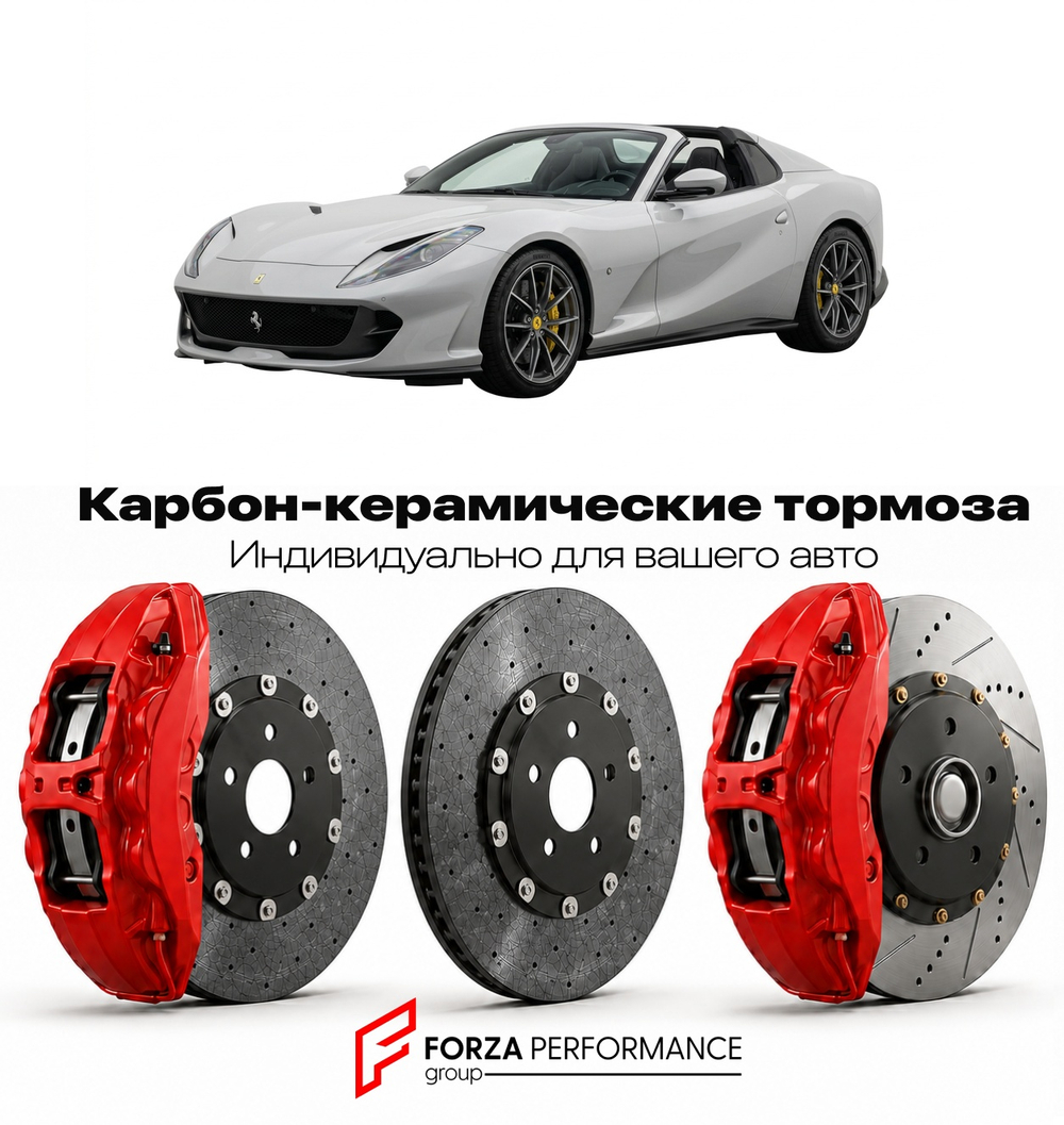 Карбон-керамическая тормозная система для Ferrari 812 Competizione A 2021-2023 Феррари