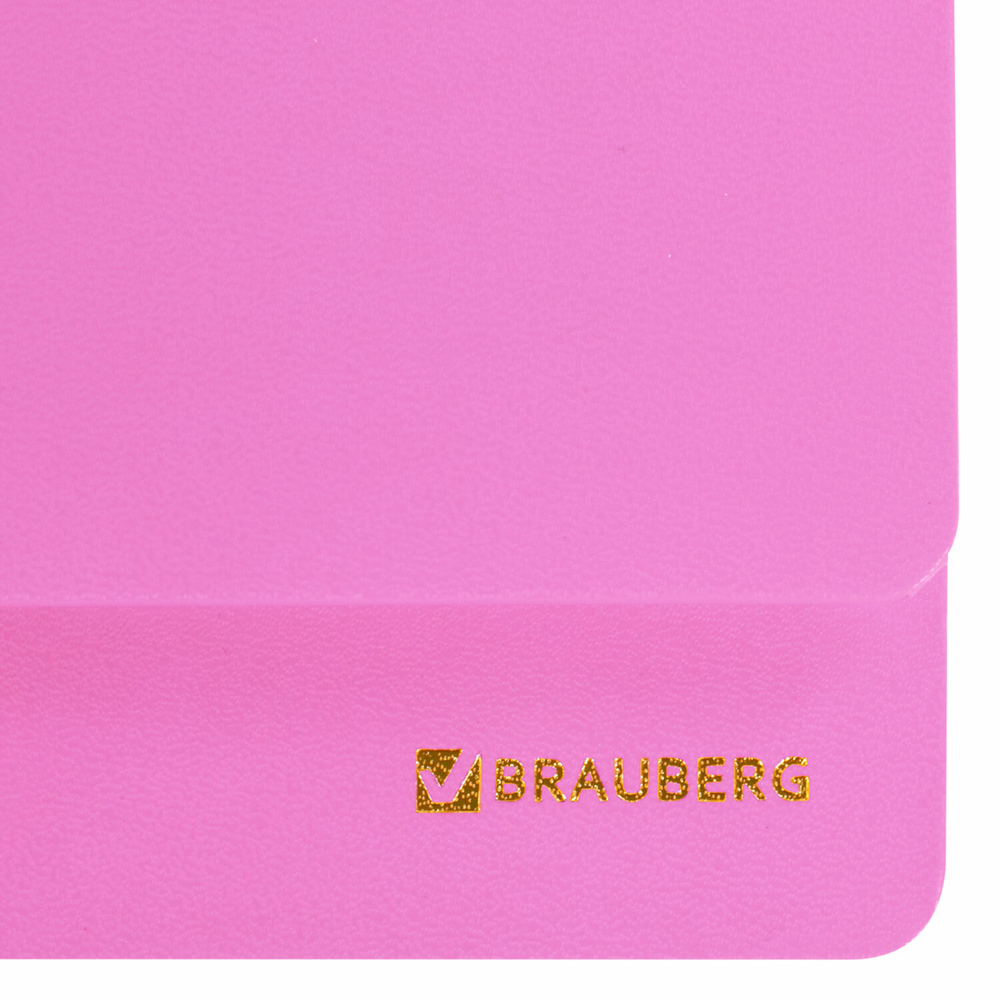Планинг настольный недатированный (305x140 мм) BRAUBERG "Select" балакрон 60 л. красный (3 штуки в упаковке)