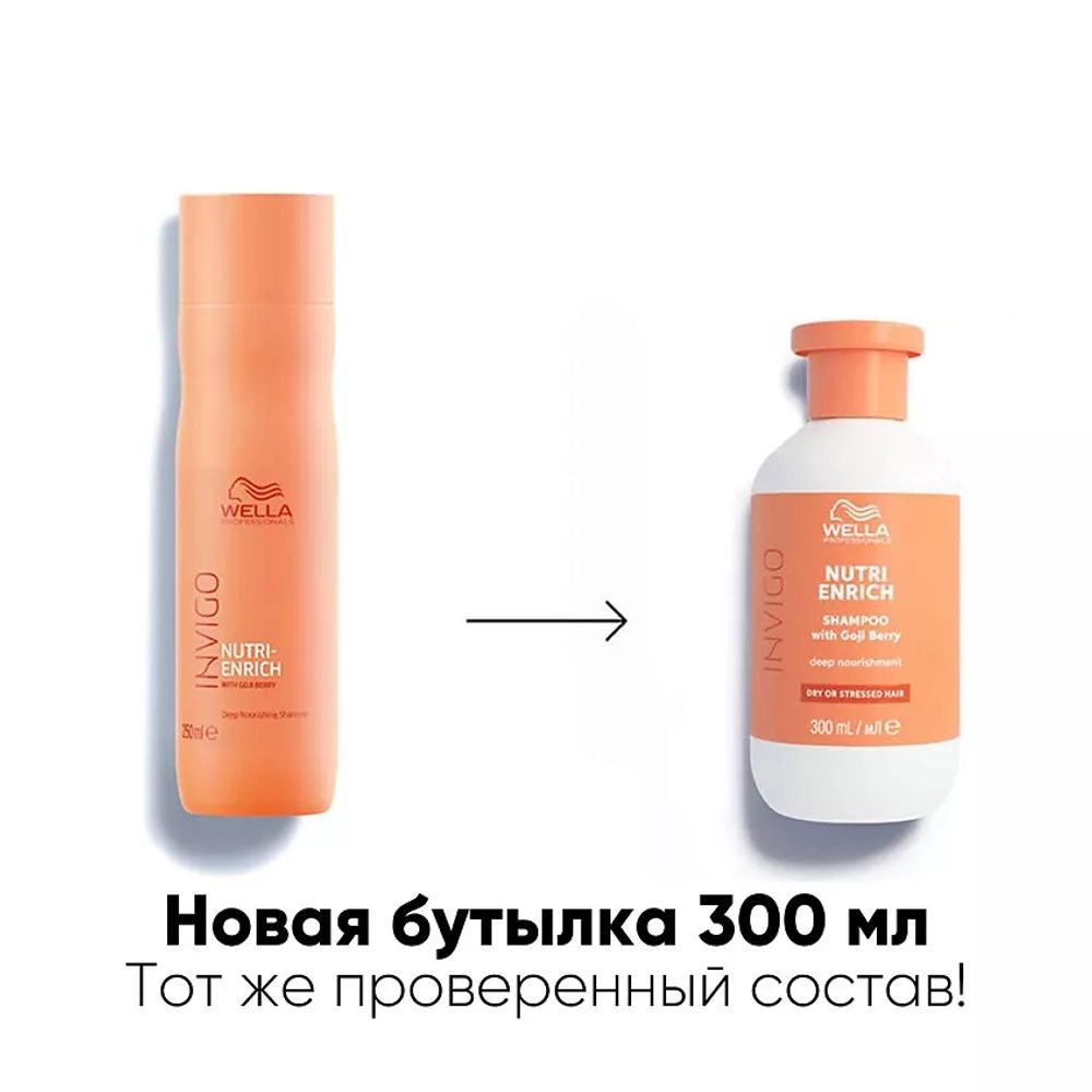 Wella Invigo Nuti-Enrich - Ультрапитательный шампунь 300 мл