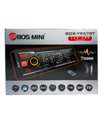 Автомагнитола FM/BT/USB/TFplayer (12-24V) BOS-MINI BOSXY957BT