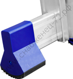 СИБИН 7 ступеней, со стабилизатором, алюминиевая, трехсекционная лестница (38833-07)