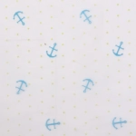 Дождевик-плащ 120 Мкрн 110*62см «Якорь» с капюшоном и завязками, на кнопках, ДоброСад