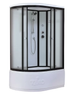 Душевая кабина Timo Standart T-6620 Black Правая