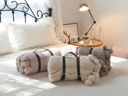 Плед 220х240 Sofi De MarkO Эрмес молоко