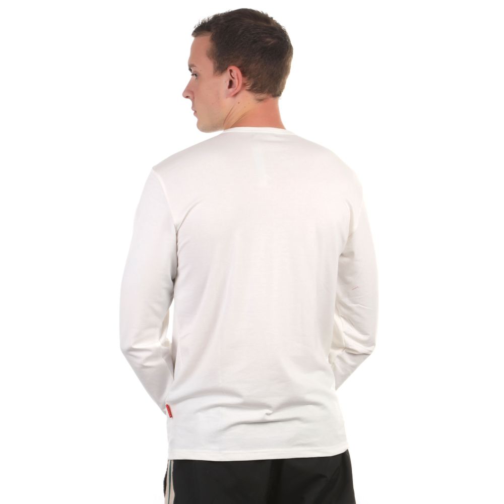 Мужской лонгслив белый PRADA