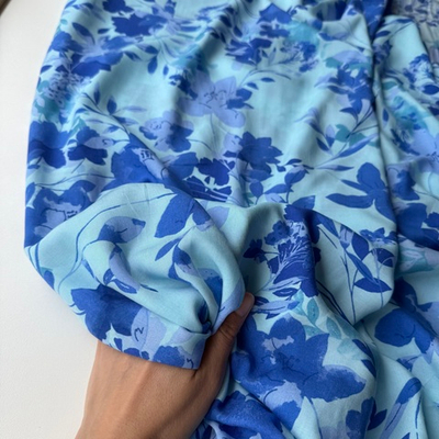 Вискоза (штапель) Синий закат