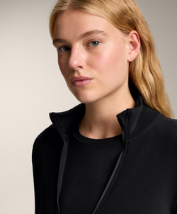 Oysho Теплый длинный комбинезон, черный