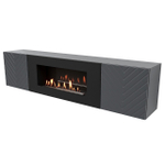 Тумба с биокамином Firelight BFP-P1700V графит