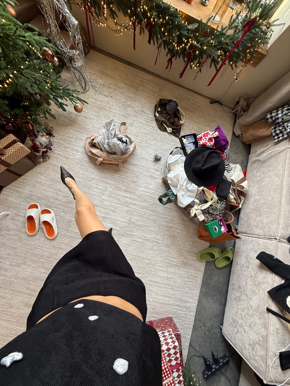 Юбка-мини из 100% шелка