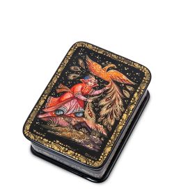 Народные промыслы ШК-45/43 Шкатулка «Жар-птица» исп. Орлова