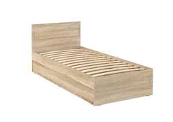 ДУЭТ-ЛЮКС кровать-900 с ламелями дуб сонома