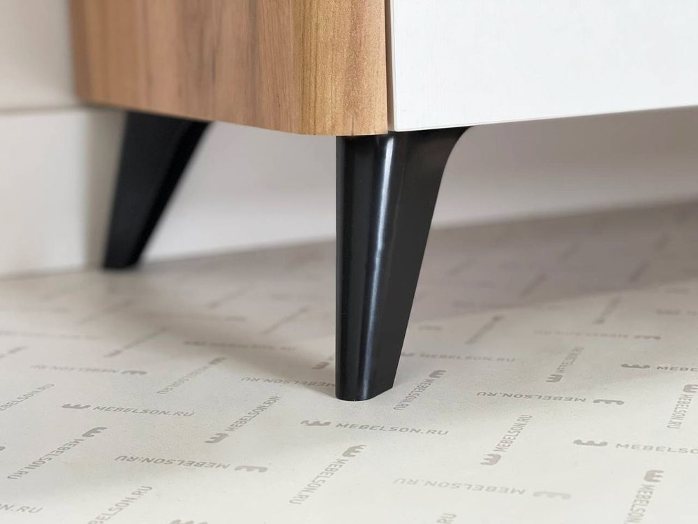 Комод Адам (дуб крафт золотой/белое дерево)